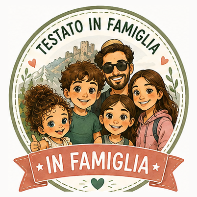 Badge « Testé par En famille »