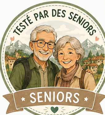 Badge « Testé par Seniors »