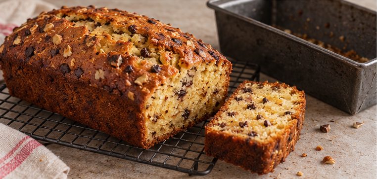 Le gâteau cuit sur une grille