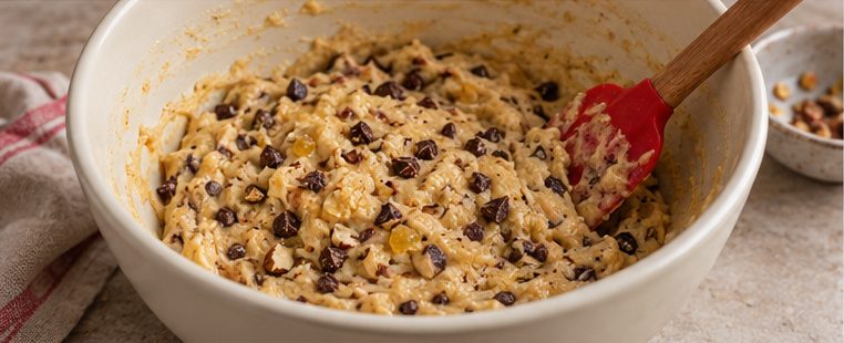 La pâte avec amandes, chocolat et cédrat